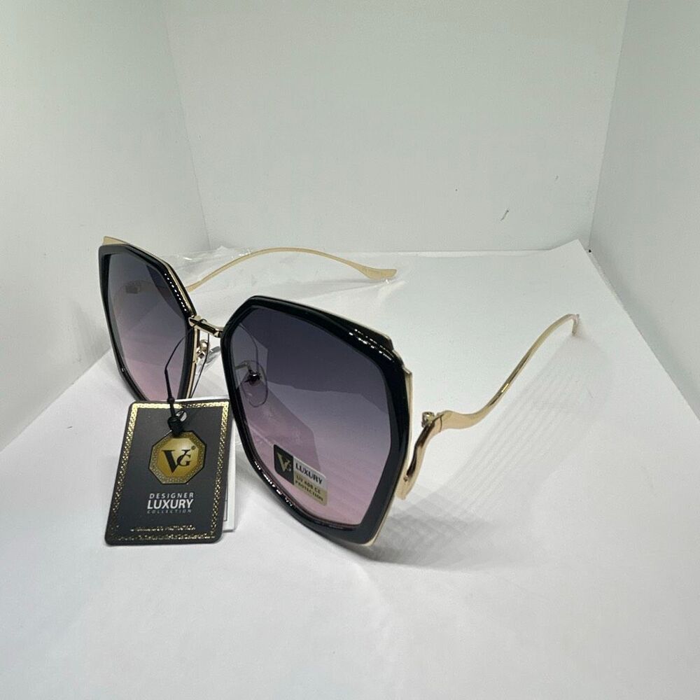 VG Luxury Geometric Oversized Fashion Sunglasses UV400 Designer Style New